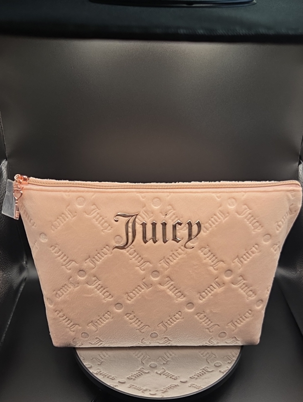 New Juicy Couture Large Quilted Cosmetic Bag